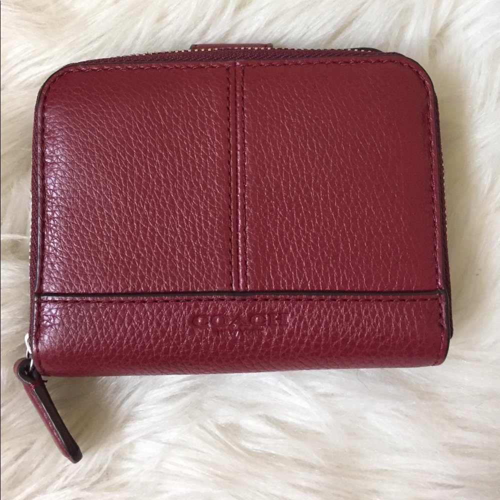 Coach leather wallet